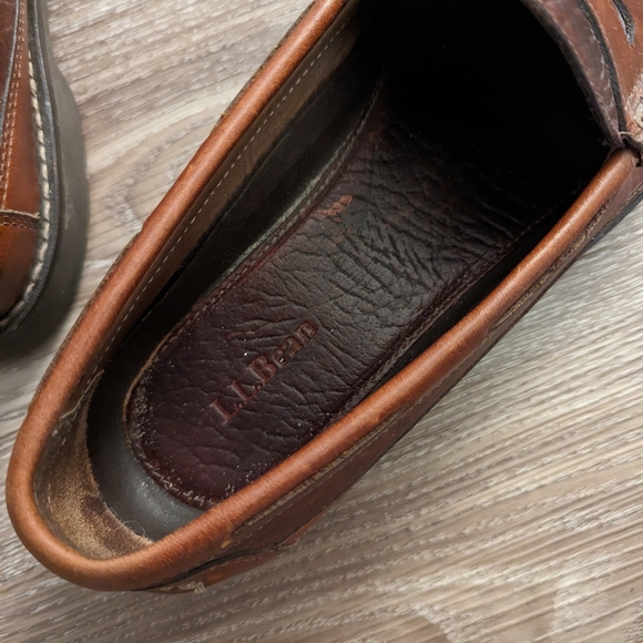 Vintage L.L. Bean moc toe loafers 10.5 - Picture 3 of 5